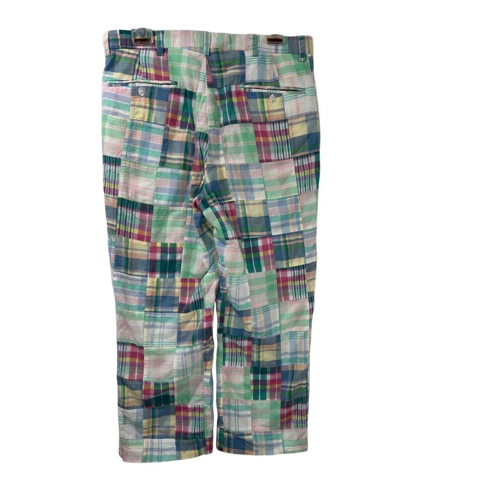 Berle Fugate’s Madras pastel patchwork women’s capris size 32R. #45-1870 - Picture 7 of 7